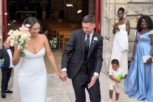 恭喜！朗格萊昨日與女友在巴黎結(jié)婚