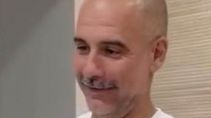 瓜迪奧拉留起了小胡子??