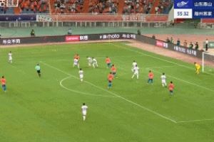 泰山打破僵局！謝文能頭球回做，卡扎伊什維利凌空側(cè)勾破門！