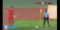U20女足2-0領先！黎巴嫩女足門將防角球失誤，劉玲門前將球碰進