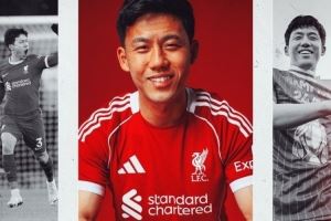 利物浦曬海報：遠(yuǎn)藤航解鎖英超50場里程碑