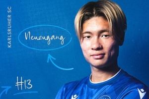 官方：21歲日本前鋒福田師王從門興租借加盟卡爾斯魯厄，身披13號