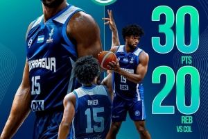 NBA球隊(duì)考慮一下？今年的落選秀奧米爾美洲杯爆砍30分20籃板