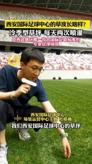 西安國際足球運營主管：草皮國外進口＆冷季型草，達國際A級標準