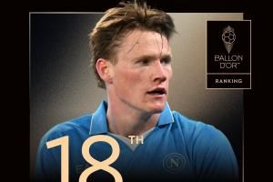 情懷票！??麥克托米奈和K77金球各獲得1票第一，均來(lái)自本國(guó)評(píng)委