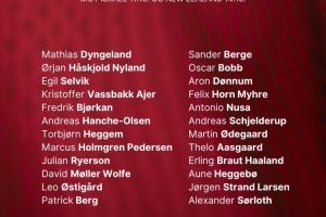 挪威新一期大名單：哈蘭德、厄德高領(lǐng)銜，索爾洛特、拉爾森入選