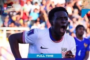 世青賽美國3-0擊敗法國，兩戰(zhàn)全勝積6分提前晉級16強