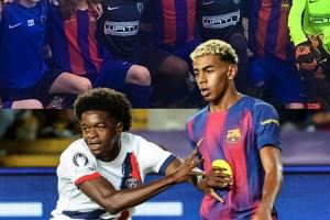 奇妙緣分！巴黎小將恩賈恩圖曾與亞馬爾在U10比賽交手