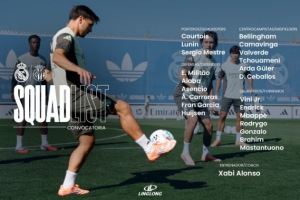 皇馬對陣黃潛大名單：姆巴佩、維尼修斯在列，米利唐回歸