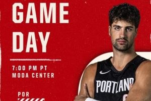 期待楊瀚森第三戰(zhàn)！開拓者官推預熱今日季前賽：阿夫迪亞單人出鏡