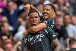 堅不可摧，阿森納近3場比賽共計只讓對手有1次射正