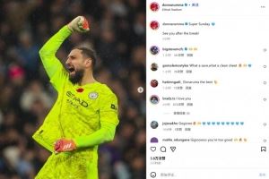 零封利物浦！多納魯馬社媒曬慶祝照：超級星期日！間歇期之后再會