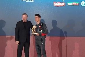 恭喜??居萊爾獲得土耳其足球推廣獎(jiǎng)