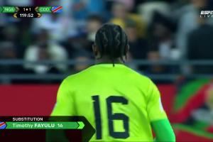 民主剛果第120分鐘換門將！點球大戰(zhàn)兩次撲點，送尼日利亞出局