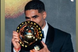 阿什拉夫當選非洲足球先生，拉莫斯社媒：祝賀我的兄弟，Number 1