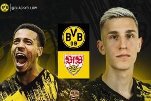 多特蒙德vs斯圖加特首發(fā)：吉拉西、小貝林首發(fā)、施洛特貝克出戰(zhàn)