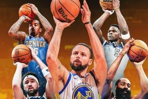 單場10+三分場次排行！庫里27次斷檔領(lǐng)先 克萊9次排第二